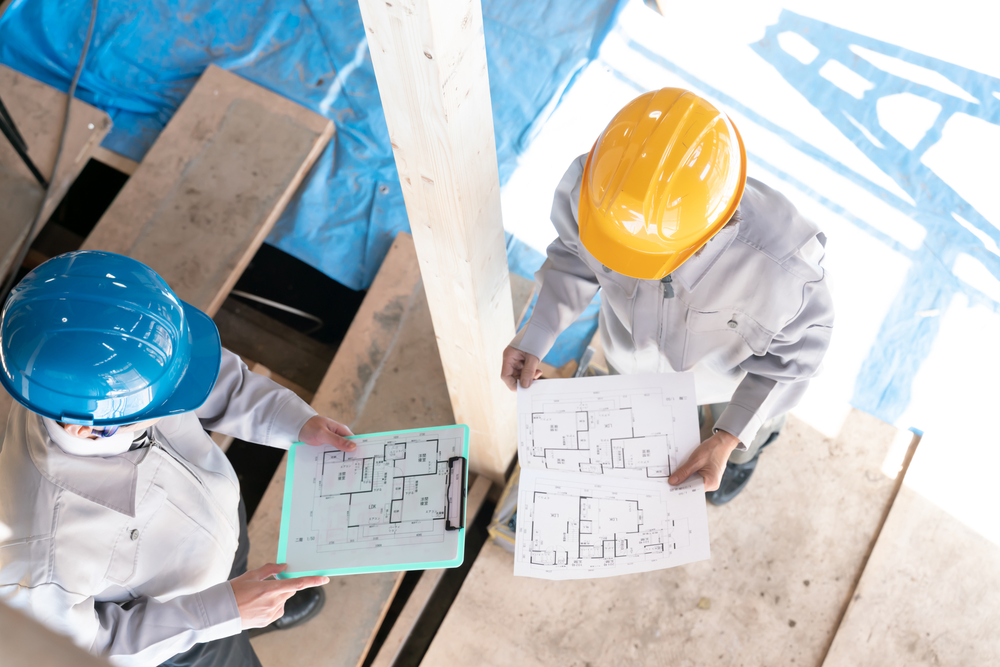 工期短縮・稼働停止を考慮した工程計画